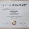 Buy real Boston University diploma