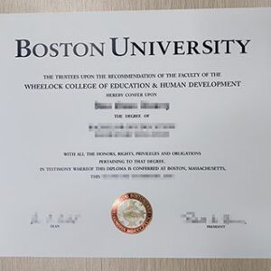 Buy real Boston University diploma