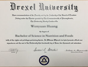 Buy Real Certificate Of Drexel University