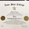 Buy Real Lone Star College Degree