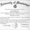 Buy genuine Mississippi Degree