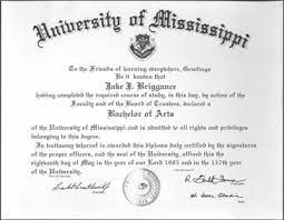 Buy genuine Mississippi Degree