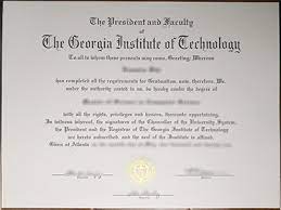 buy Georgia Institute Technology degree