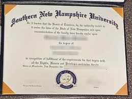 Buy SNHU Real Diploma