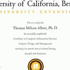 Buy Real UC Berkeley Certificate