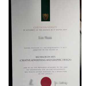 buy registered Curtin Diploma