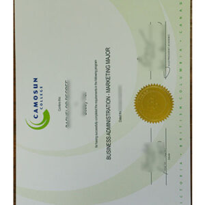 Buy Camosun College diploma