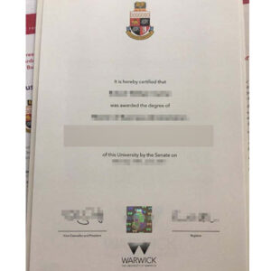 Buy Registered Warwick diploma