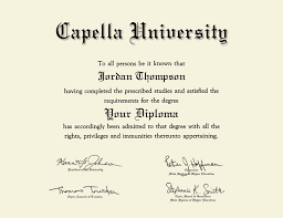 Buy Real Database Capella Diploma