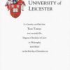 Buy Registered Leicester diploma