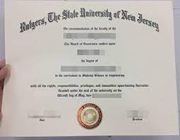 Buy Real Rutgers University Diploma