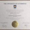 Buy real registered Lethbridge degree