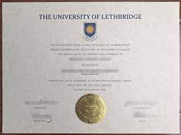 Buy real registered Lethbridge degree