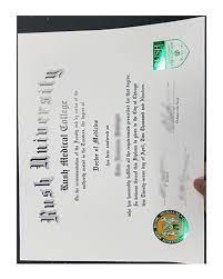 Buy registered Rush University degree